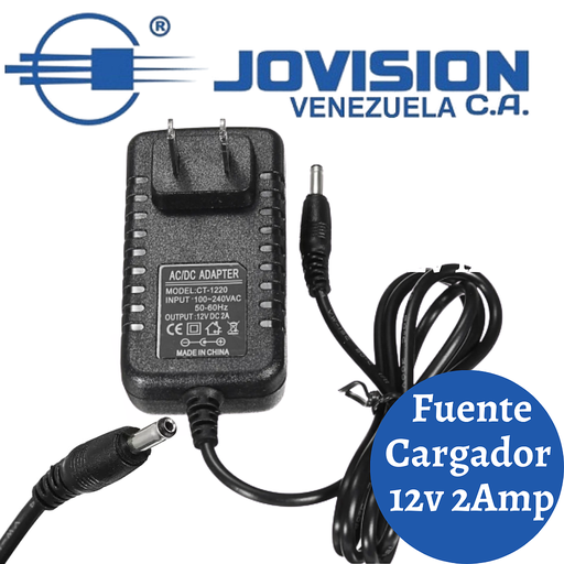 Fuente Transformador Cargador 12v 2 Amp Para Router, Dvr, Decodificador