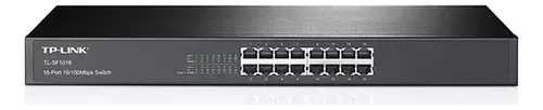 Switch Tp-link Rackeable 16 Puertos 10/100mbps Tl-sf1016